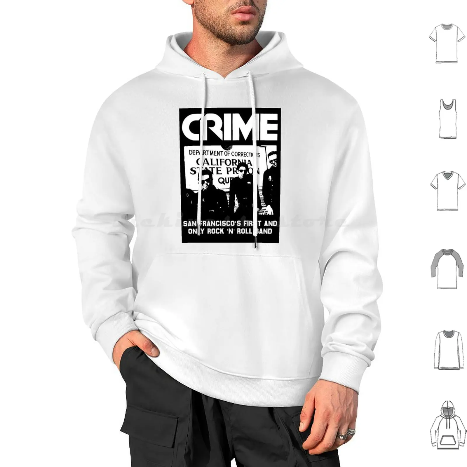 Crime-San Francisco's First And Only Rock 'n' Roll Band Punk San Francisco Kbd Hoodies Long Sleeve