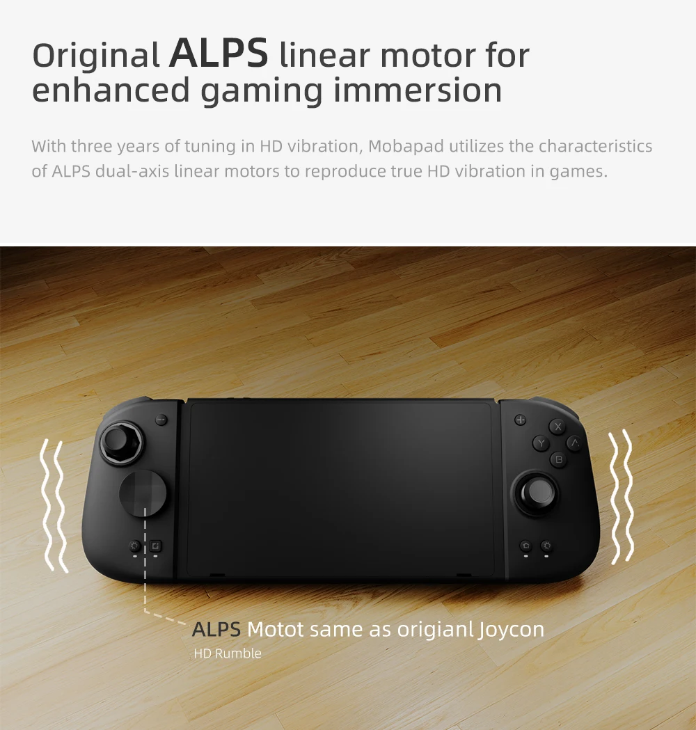 MOBAPAD Gamepad M6/M6 HD Gemini 2 Spielcontroller, Joypad mit Hall-Joystick Links-Rechts-Griffkonsole für Switch NS OLED – Detail 20