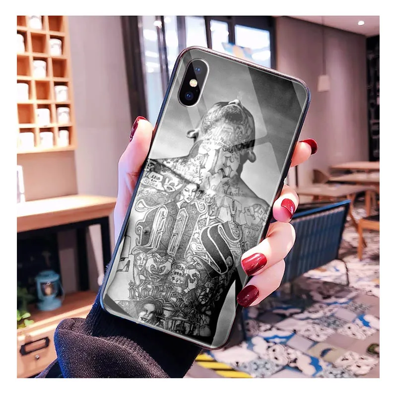 For iPhone 17 Pro Max Air 16 15 14 13 Pro Max 15 16 Pro 15Plus Glass Case Cover Russian Mafia