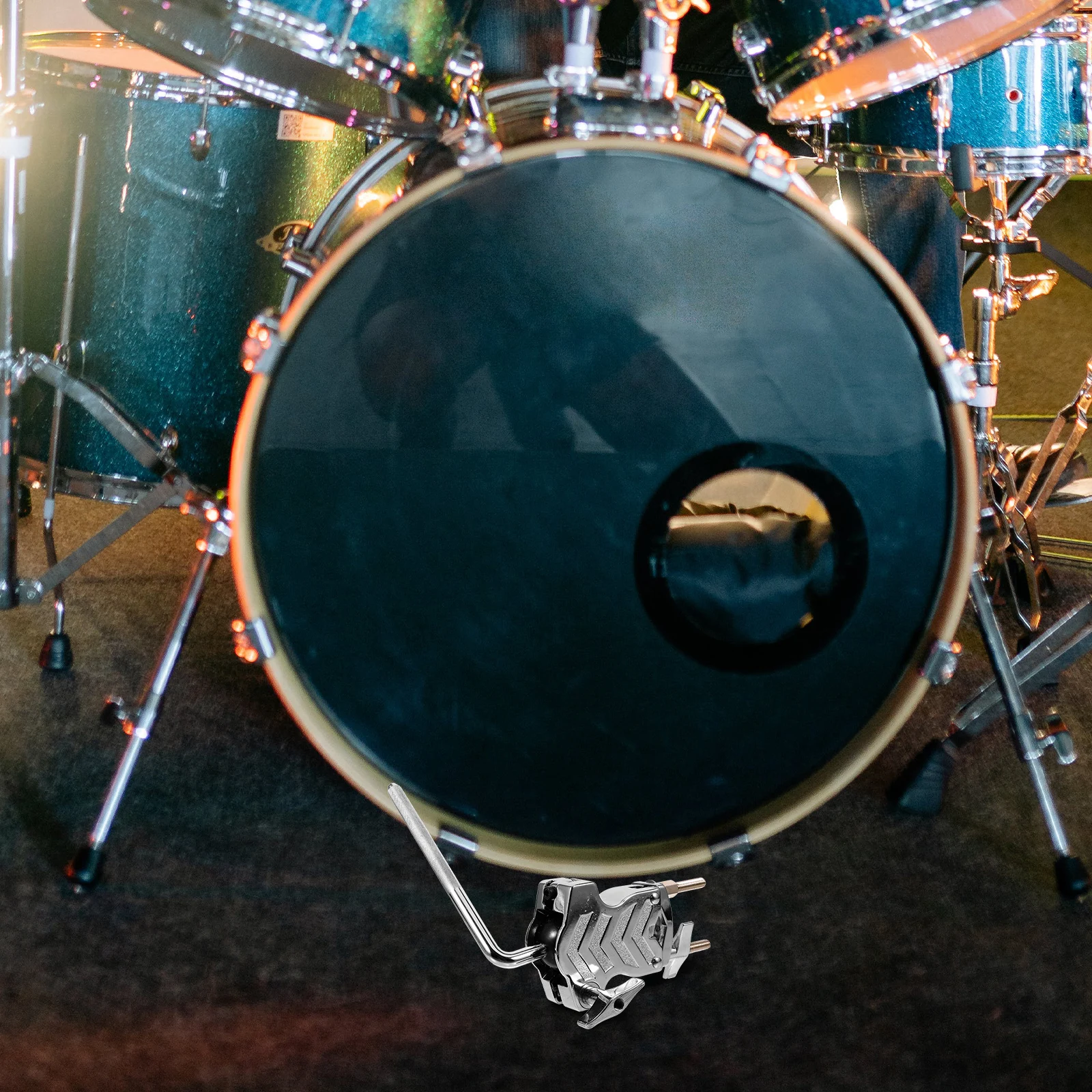 

Drum Cowbell Clamp Zinc Alloy Mounting Bracket Holder Stable Fixing Clamp Drum Hardware Cowbell Mount Mounting Clamps for Drum,