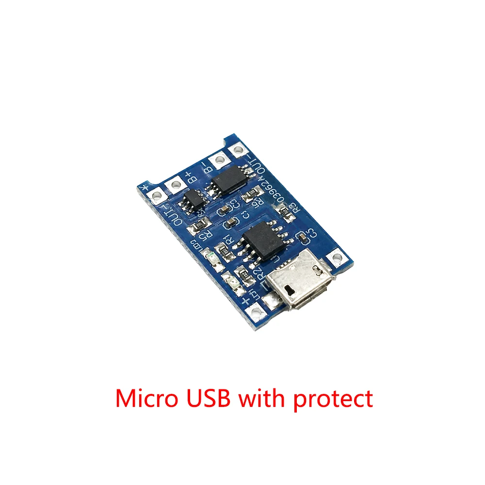 Type-C USB Interface Protection Dual Functions TP4056 5V 1A Lithium Battery Charger Module For 18650 Lithium Battery Protection