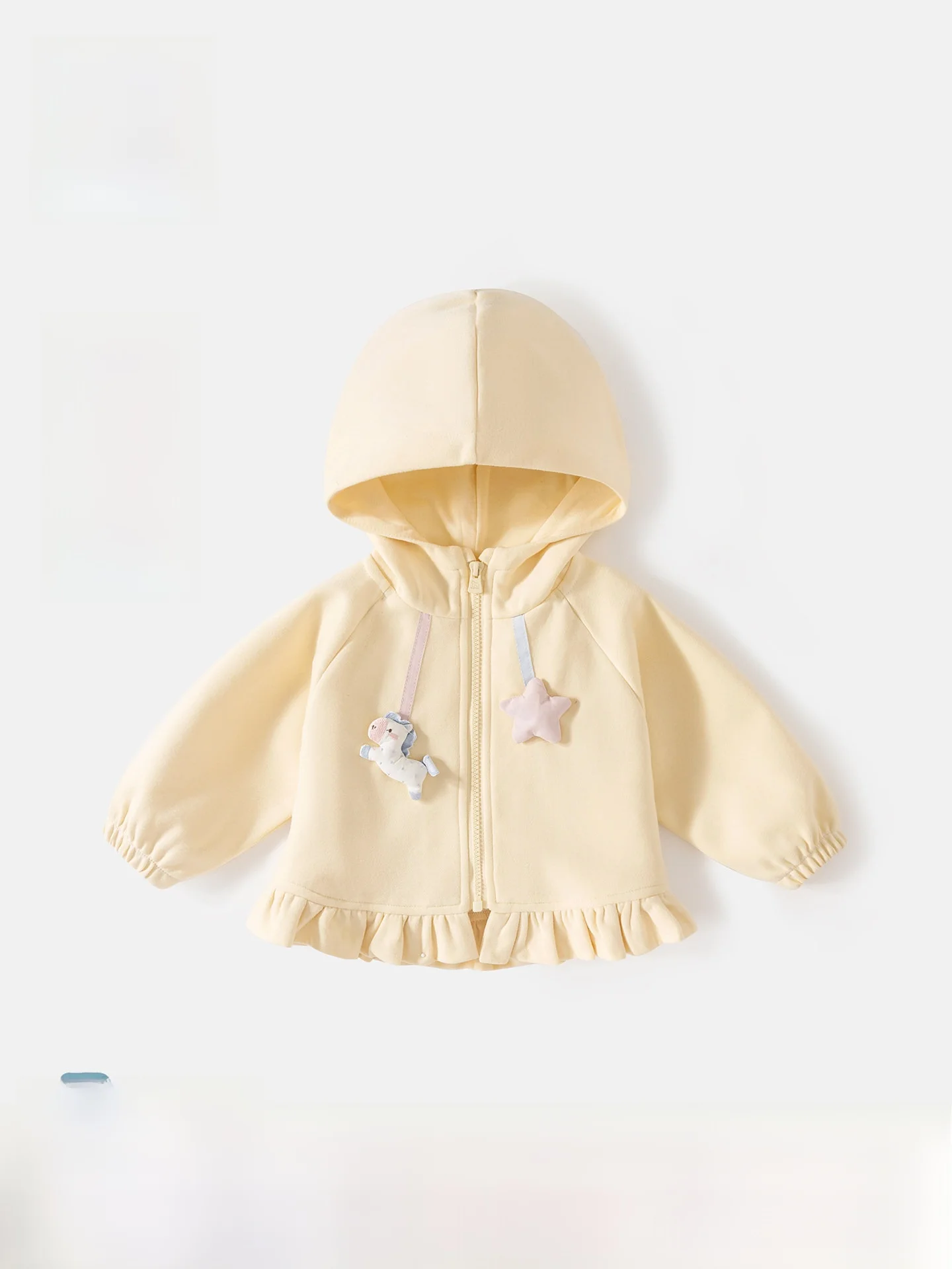 princess-style-children's-coat-autumn-new-arrival-baby-clothes-fashionable-outfit-girls-jacket-standard-fit-antibacterial-fun