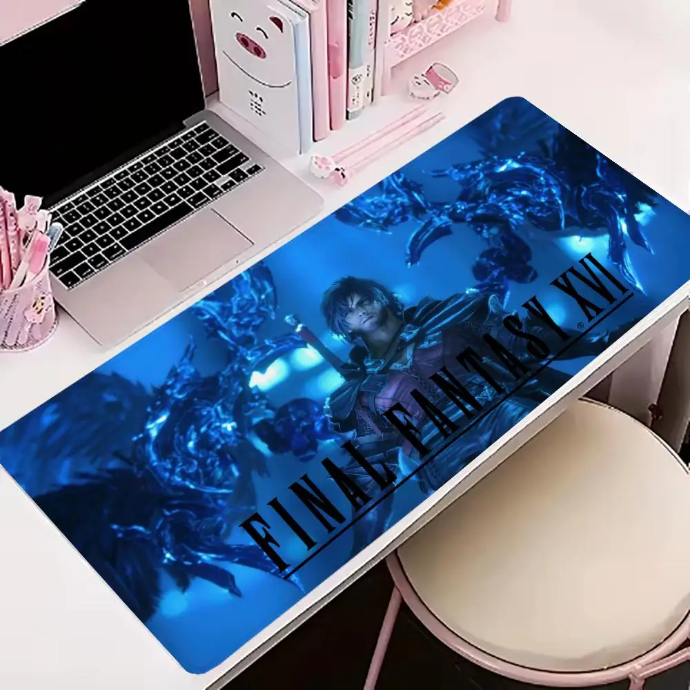 

Bestselling Final Fantasy XVI Mouse Pad XXL Keyboard PC Rubber MousePad High-Definition Printed Pad Gaming Edge-Sealed Mouse Pad