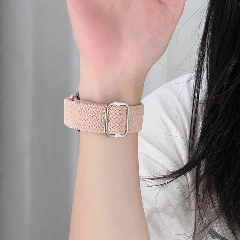 Braided Strap for Xiaomi Redmi Watch 3 active Straps accessories sport Nylon Breathable Replacement Correa for Redmi 3 Lite band image 6