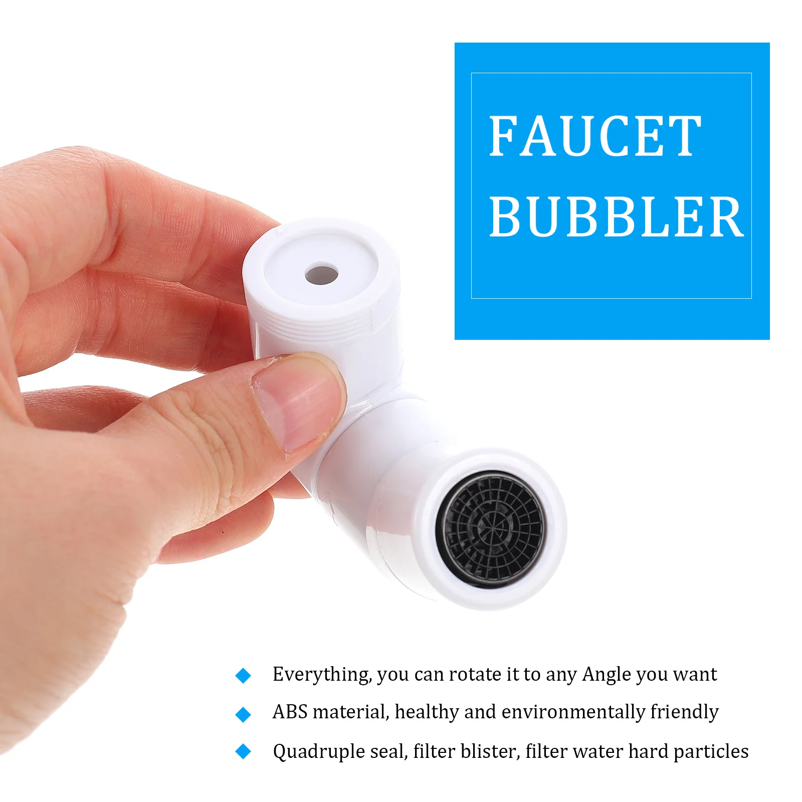 

Универсальный удлинитель для смесителя, вращающийся на 360 градусов, брызгозащищенный кран, барботер, экономия воды, спрей-удлинитель для кухни, ванной комнаты