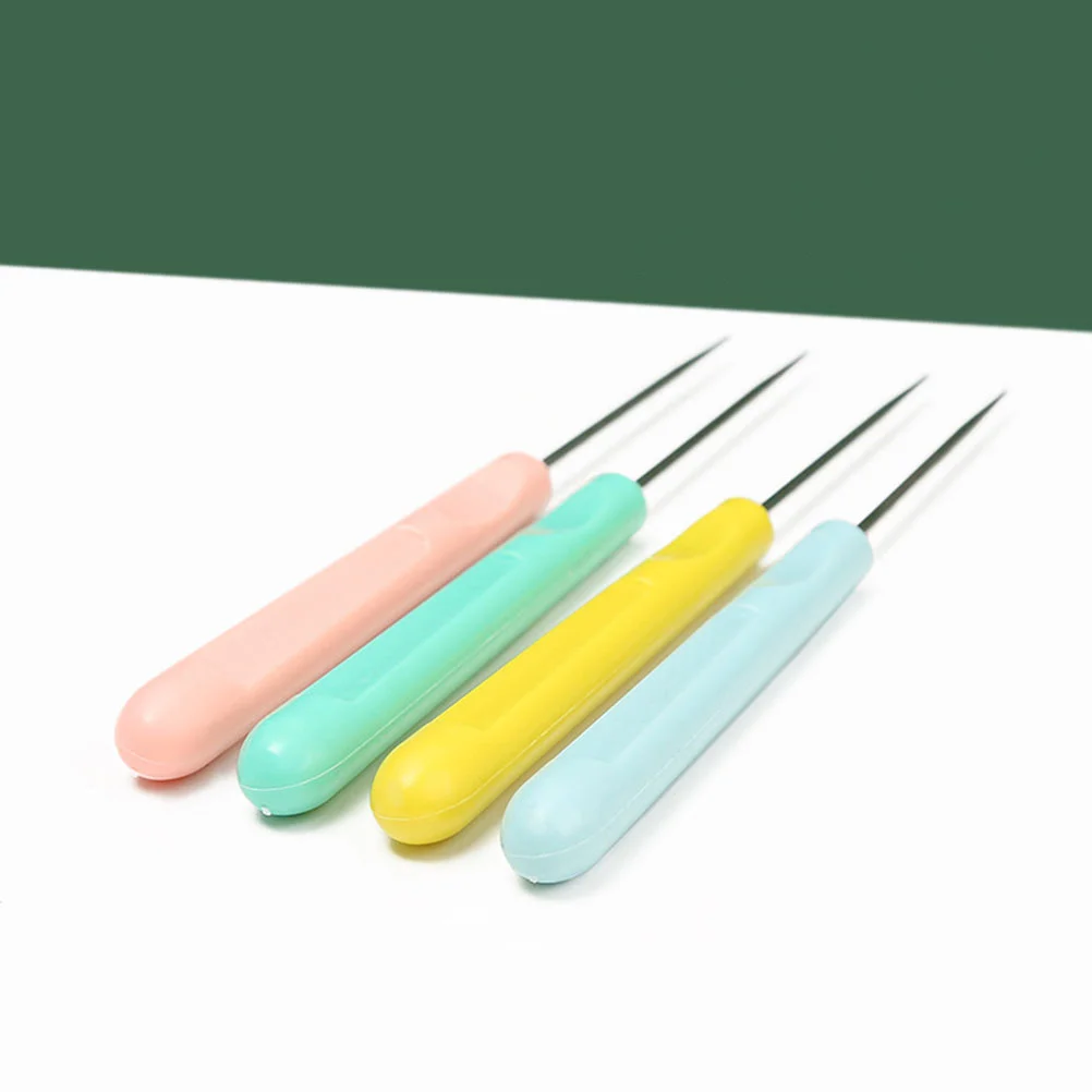 4 Pcs Sugar Stirring Pin Scriber Cookie Decorating Tool Icing Needle Cake Making Supply Biscuit Steel Baking Supplies