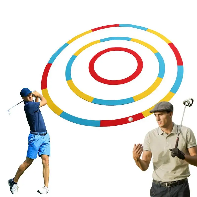 

Golf Putting Aid Waterproof Golf Target Circles In Silicone Golf Training Supplies Easy To Clean Rings For Courtyard Training