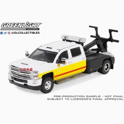 Greenlight 1:64 Scale 2015 Silverado/2017 Silverado HD 3500 Dually Wrecker Pickup Truck Alloy Car Model Boy Gift Toys
