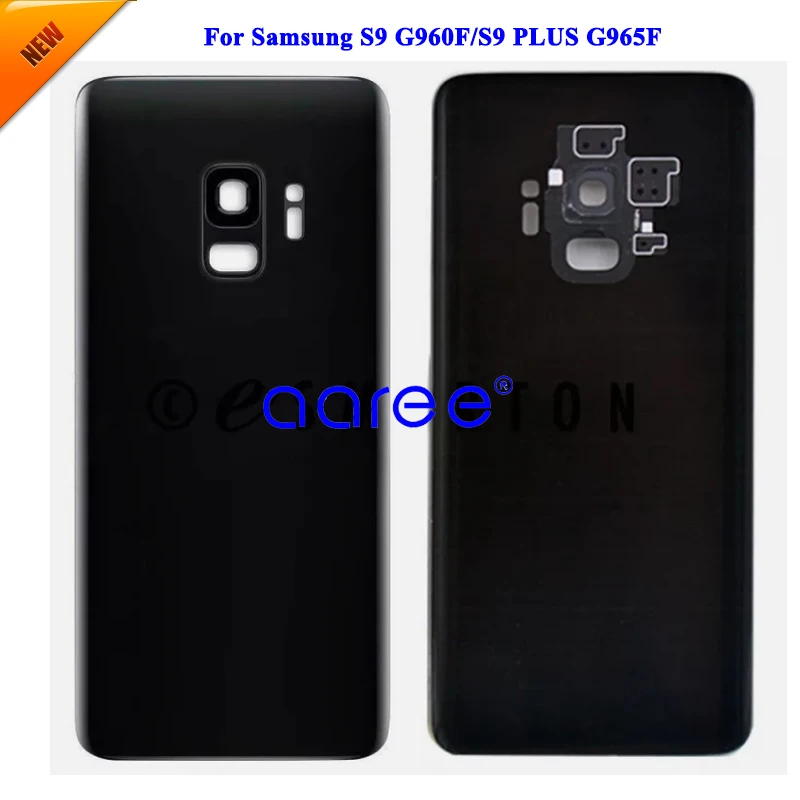 Grade AAA Back Cover with Camera Lens For Samsung S9 G960F S9 PLUS G965F Pro Back Housing Back Cover Door with Adhesive