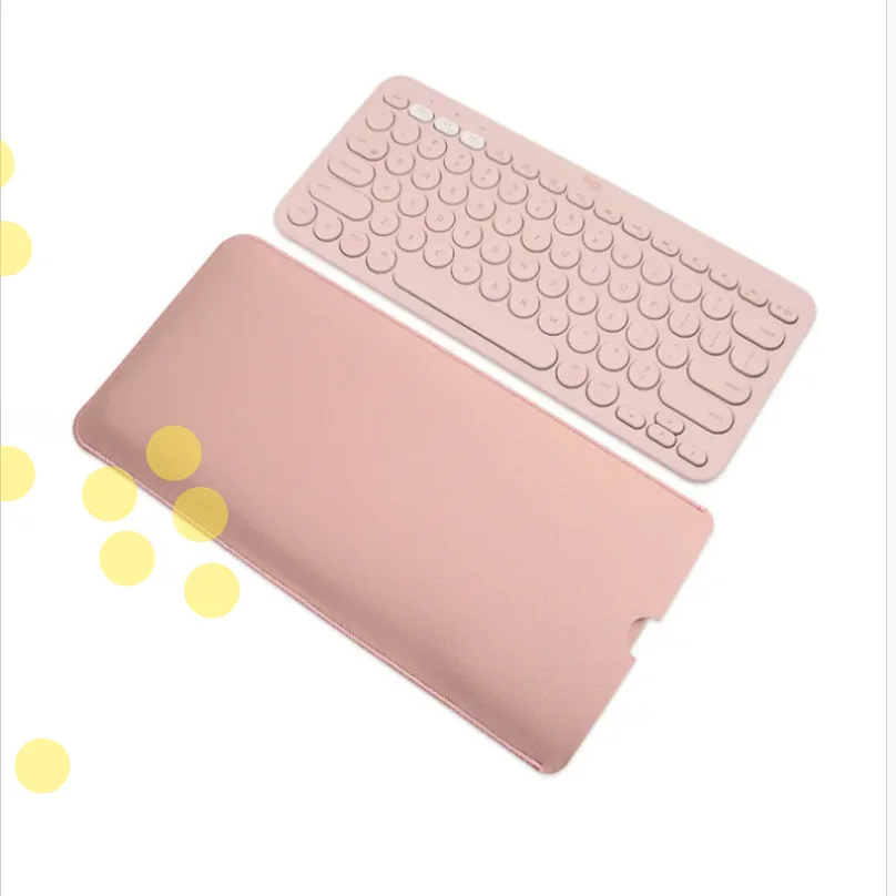 

ERIKOLE PU Leather Keyboard Case Wireless Keyboard Storage Bag Keyboard Dust Cover