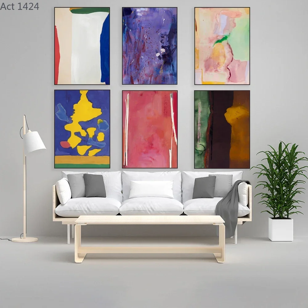 Helen Frankenthaler American Abstract Expressionist Painter, Lyrical Abstract Art Print, Wall Art Print, Home Wall Decor Post