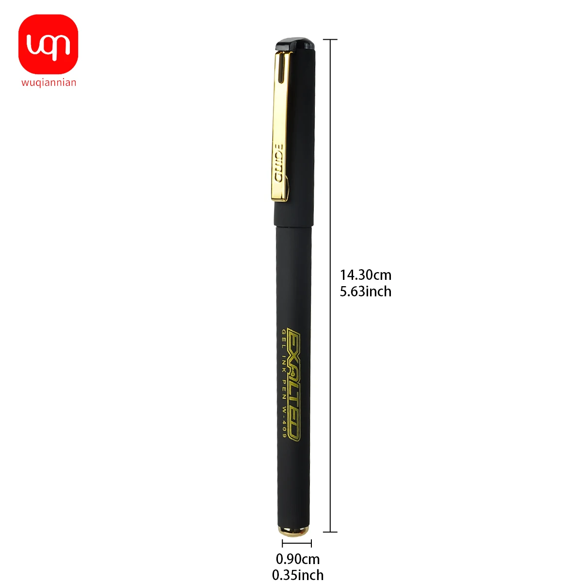 قلم جل ذو سعة كبيرة من WQN، طرف 0.5 مم، حبر أسود، كربون، مستلزمات التوقيع المدرسية