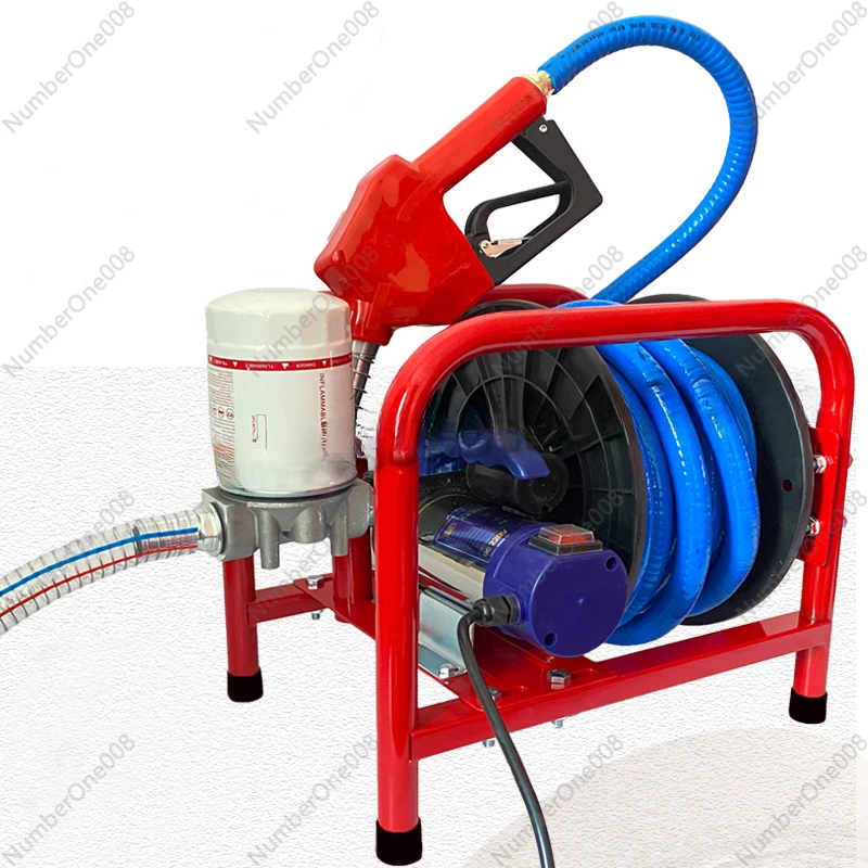 Diesel electric pump 12V/24V220V 380W electric pump self priming pump high-power diesel refueling gun metering refueling machine