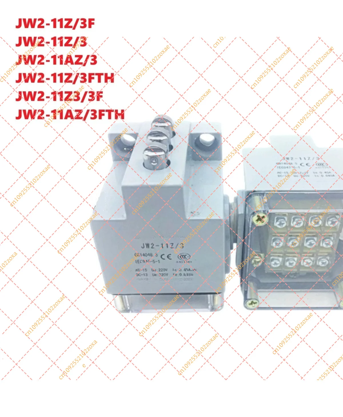 JW2-11Z Series Limit Switch 3 Position Selector Changeover Switch Industrial Control Travel Switch Electrical Components