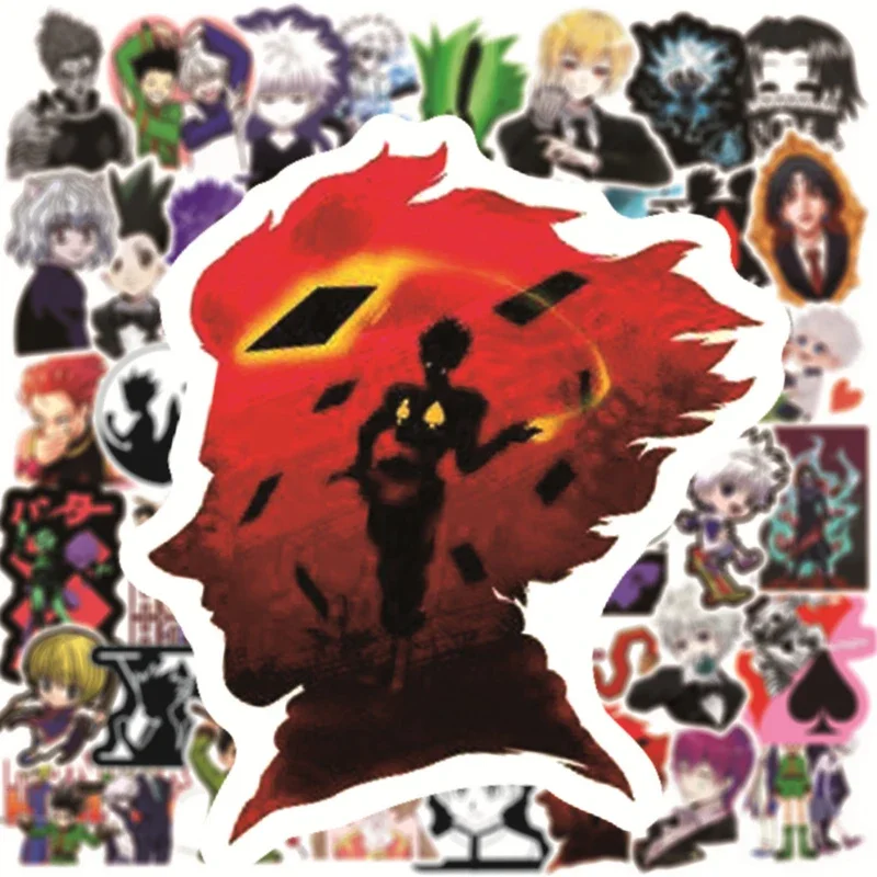 50/30/10PCS Chrollo Lucilfer GON FREECSS Popular Anime Peripheral StickersMobile Phone Tablet Trolley Case Waterproof Stickers