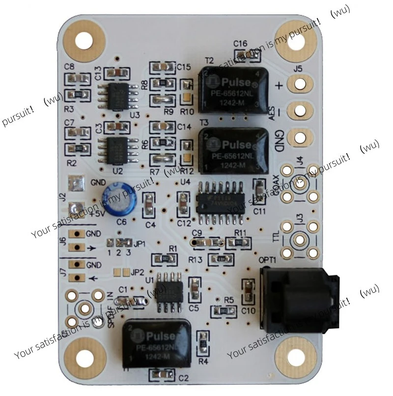 ZOCI-FOR SPDIF/TTL Input To SPDIF Fiber Coaxial AES Balance Digital Signal Output Board For Optical Digital Audio CD-ROM