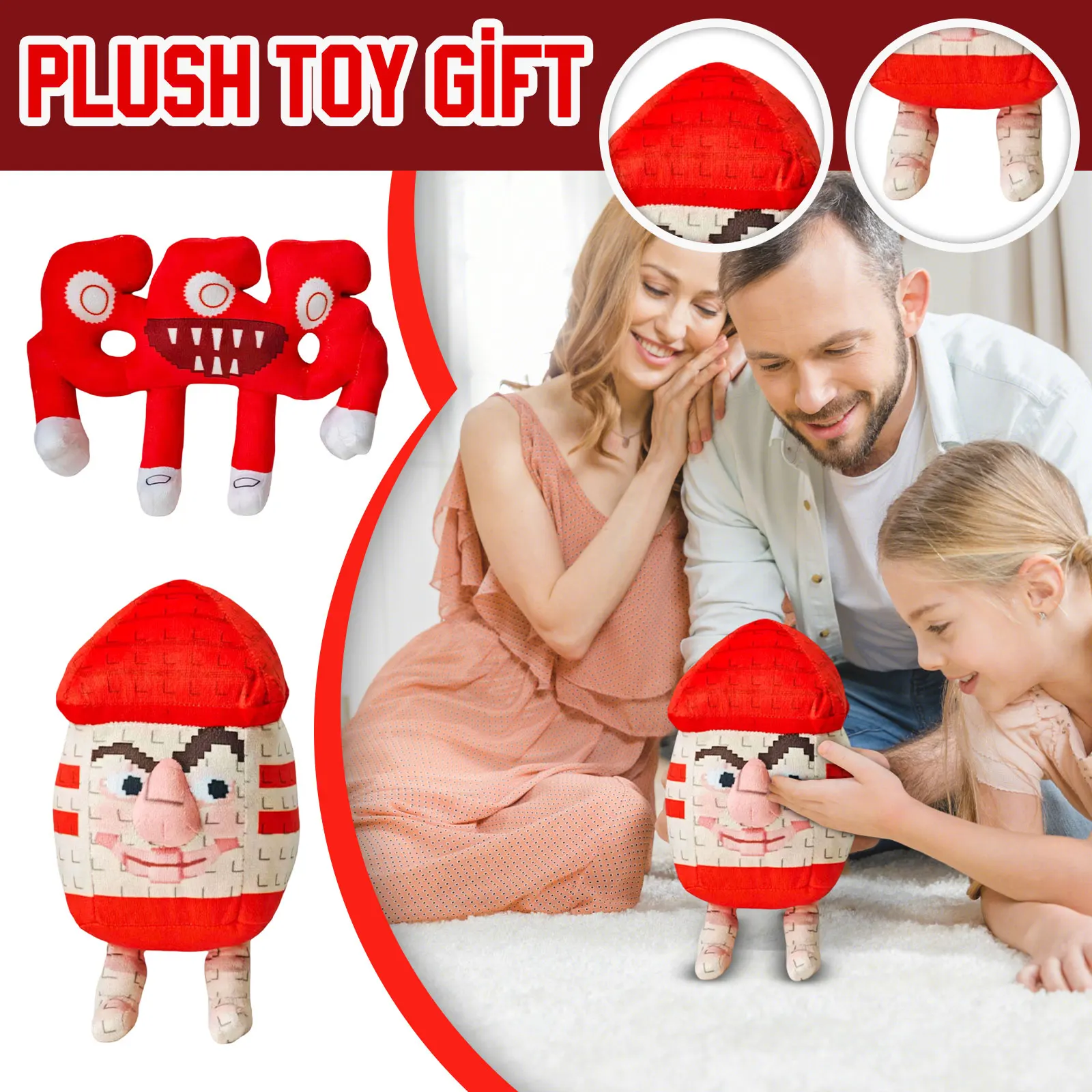 الإحساس الفيروسي على شكل بلوشي! سرقة شخصية ميمي من القطيفة القابلة للعناق لديكور المكتب، وإعداد الألعاب، وهدية مضحكة