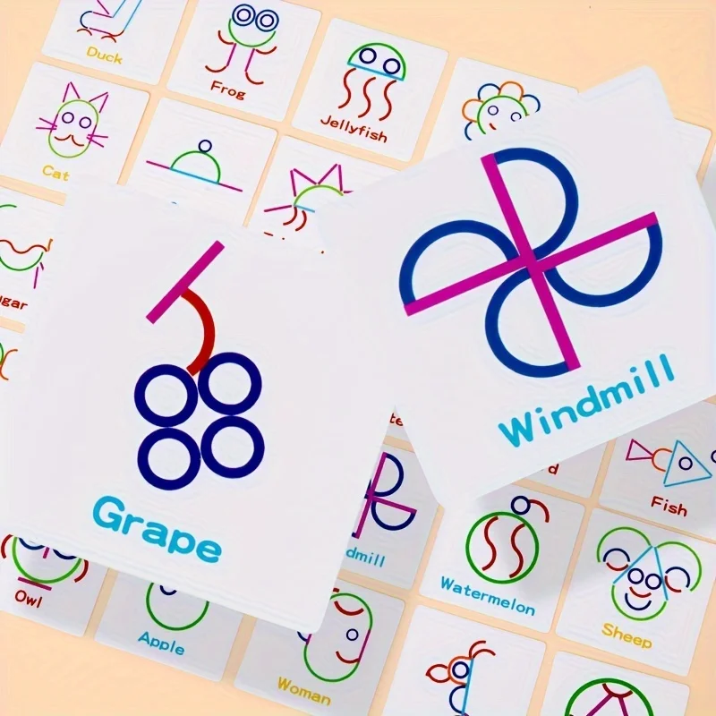 ألعاب ألغاز التعليم المبكر للأطفال، حلقات خشبية إبداعية، أعواد، ألغاز، تدريب على التفكير المنطقي التجريدي، ألعاب الوالدين والطفل