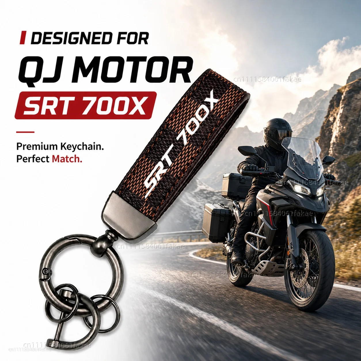 For QJ Motor SRT 700X SRT 700X SRT 700X Motorcycle Keychain Custom Logo Gift for Rider Men Women