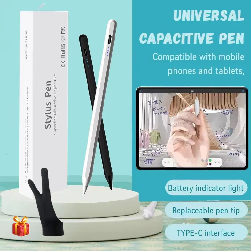 Universal Stylus Pen for  Honor Pad X8a 11inch 2024 X9 11 X8 Pro V9 11.5 X8 X8 Lite GT Pro12.3 9 12.1 for MagicPad 13 2 12.3 Pen