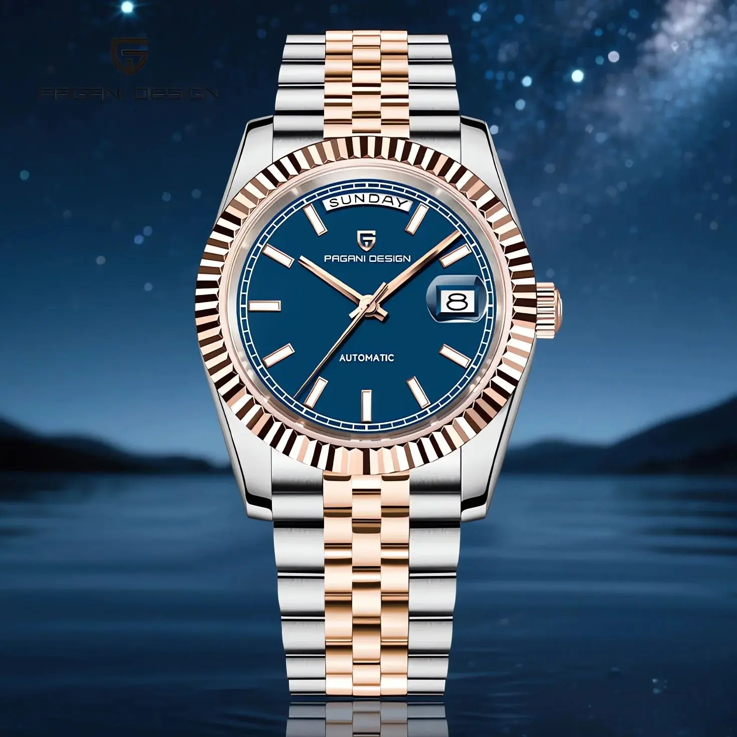 

Новые мужские автоматические часы PAGANI DESIGN DD36 2026 года с эмалевым циферблатом, сапфировым стеклом AR, водонепроницаемые, механические наручные часы класса люкс