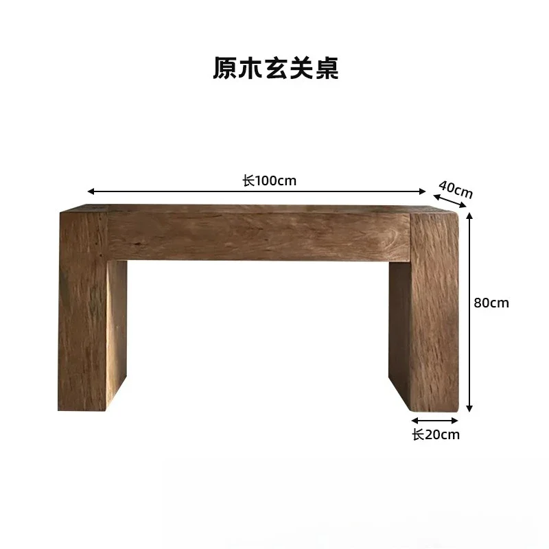 

Retro old solid wood entry strip case industrial style homestay wall decoration display stand