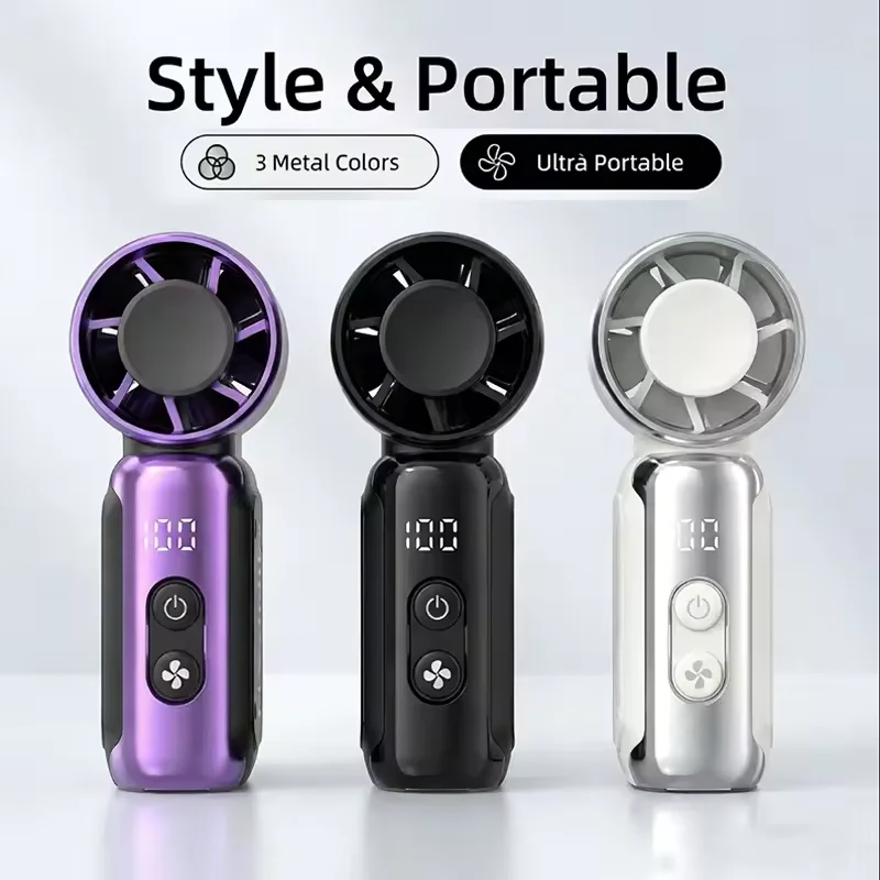 Mini Handheld Fan Portable Small Electric Fan Usb Charge Portable Pocket Fan Suitable For Outdoor Travel Office Use Summer Gifts