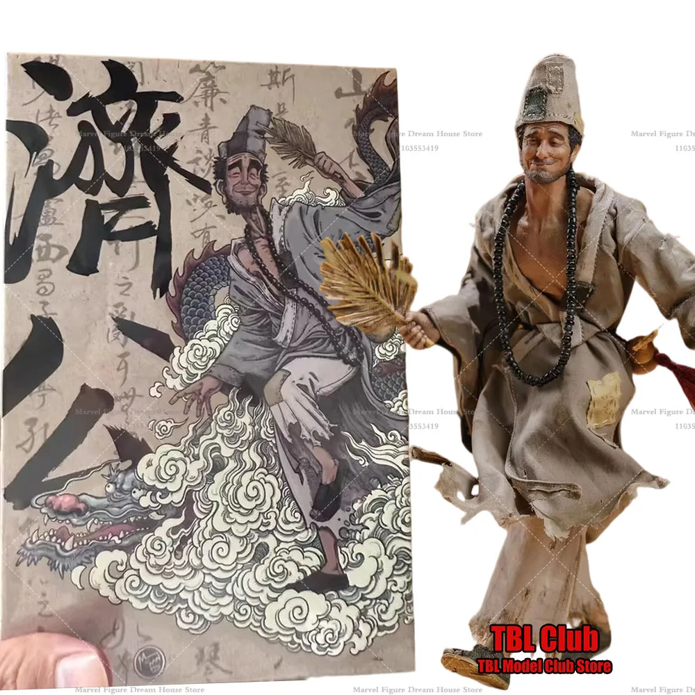 

Notta 6-Inch Collectible Action Figure 1/2 Scale Ancient Chinese Taoist Monk Jigong Full Set Soldier Model Toy for Collectors