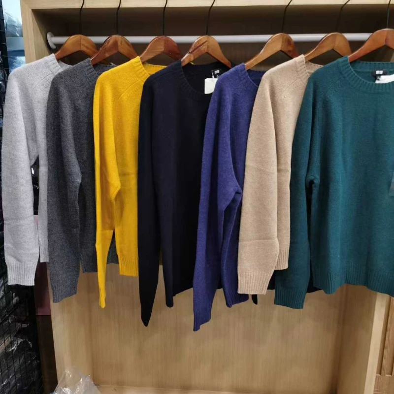 

Мягкий круглый вязаный свитер-пальто с длинными рукавами для мужчин, осенне-зимний теплый флисовый свитер для пар, повседневная модная удобная вязаная одежда