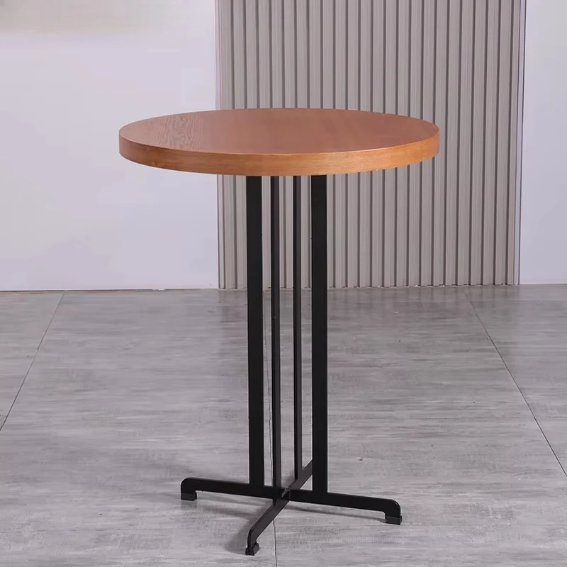 

Лидер продаж, современный ретро-стиль, деревянный столик из цельного орехового дерева, небольшой столик для ресторана, балкона, столовой, отдыха, кофе, переговоров, сделанный