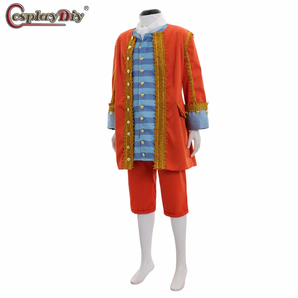 Medeival Festival Outfit 18th Century Men's Royal Military Jacket Victorian Costume Jacket Vest Shirts Pants