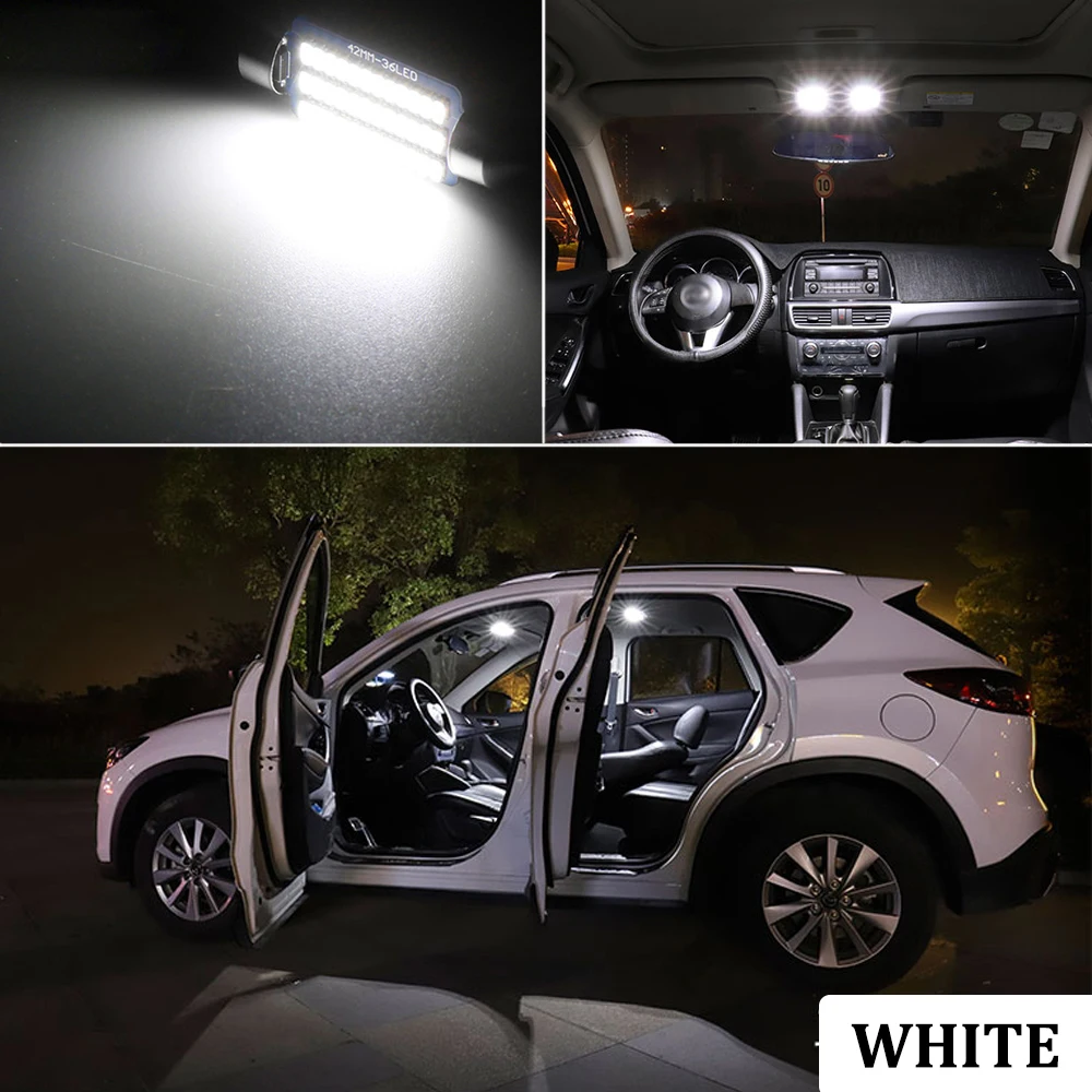 Éclairage intérieur de voiture LED Canbus, lampe pour Mercedes Benz M ML GL GLA GLC GLE GLK aqW163 W164 W166 X164 X166 X204 XACHX253