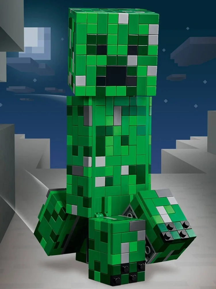 Lego Minecraft 21276 Creeper Boys and Girls Educational Building Block Toys Children's Day Gifts