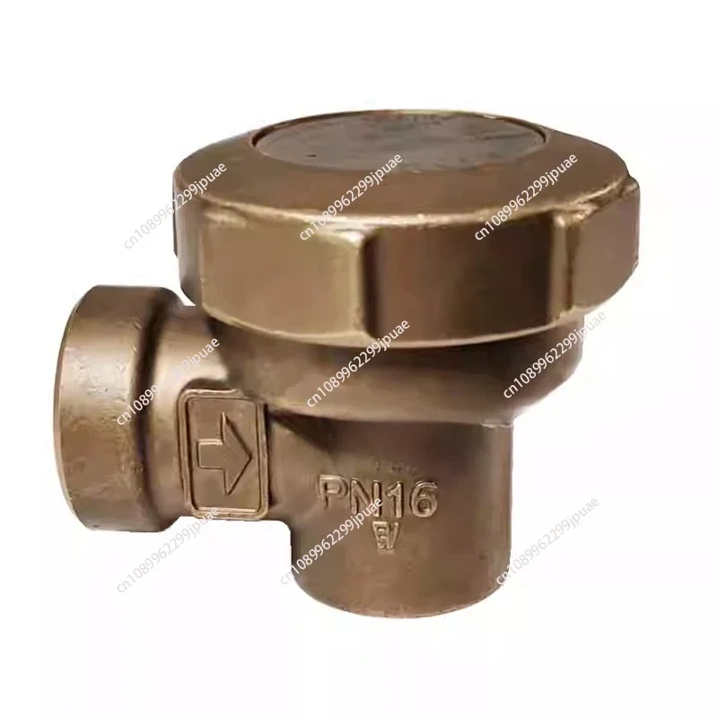 AV13 exhaust air valve BPT13X brass angle type internal thread trap