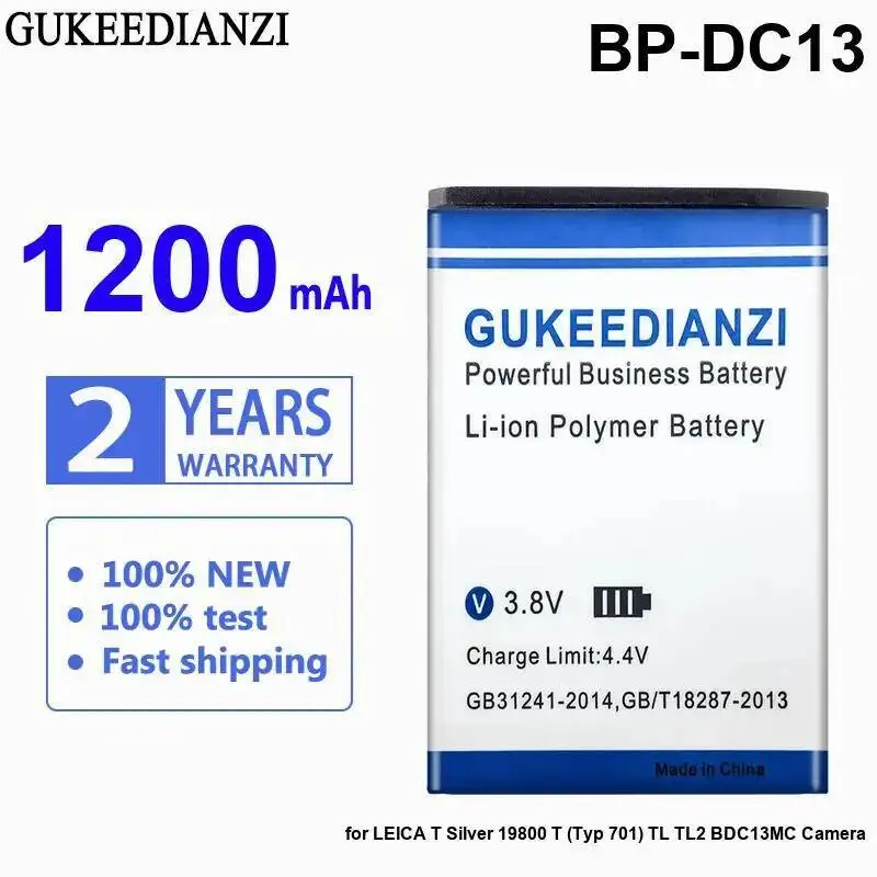 

Для камеры Leica T Silver 19800 Typ 701 TL TL2 BDC13MC BP-DC13 1200 мАч долговечный аккумулятор