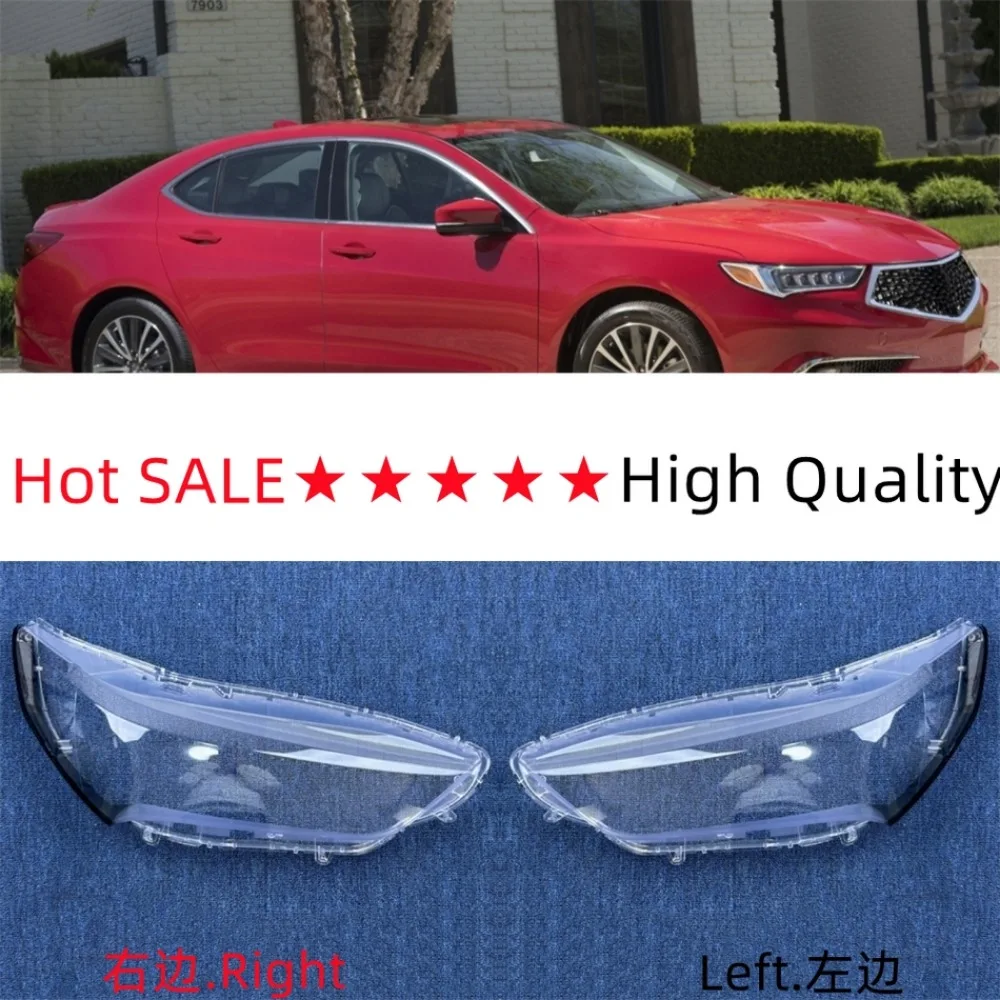 For Honda Acura TLX 2017 2018 2019 Year Front Headlight Cover Transparent Lampshade Headlamp Lens Shell Body Kit Accessories