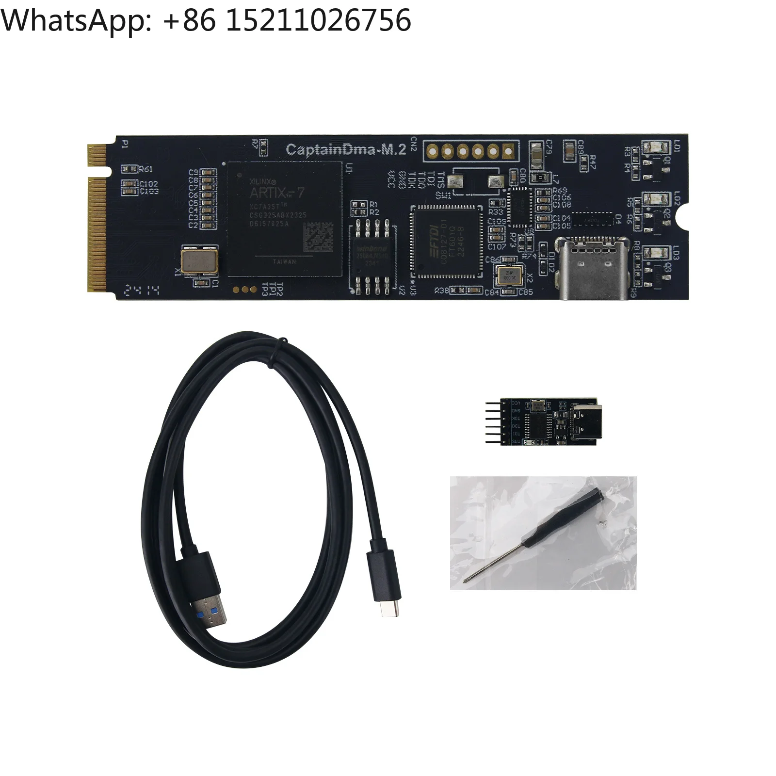 CapDMA M2 High Speed DMA Board Direct Memory Access Board PC External Development Board with Pre-flashed Customized Firmware