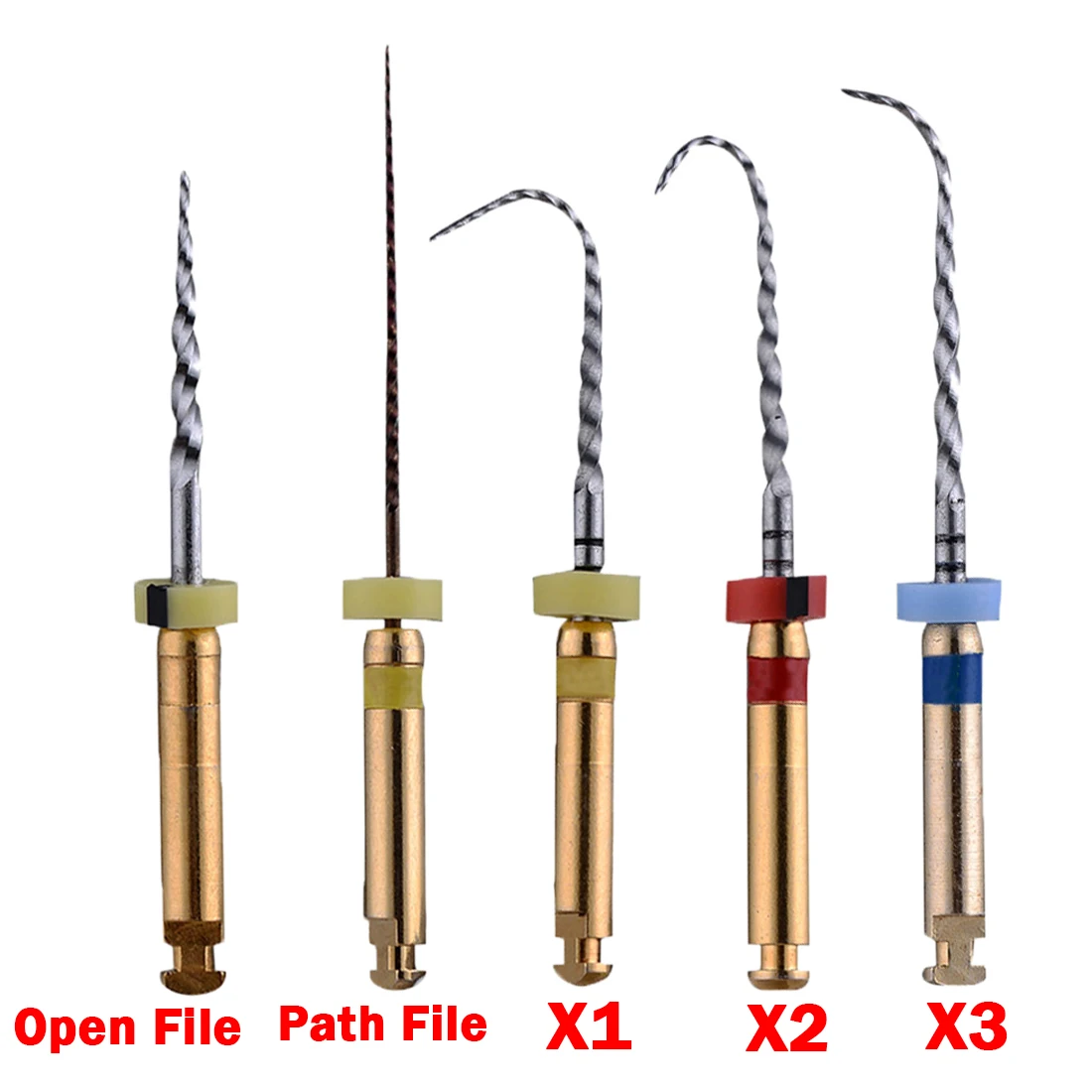 ESASYINSMILE Dental Endo limas rotativas X3 endodoncia NITI raíz canal Niti archivo curva canal camino FIle y archivo abierto 21/25/31MM