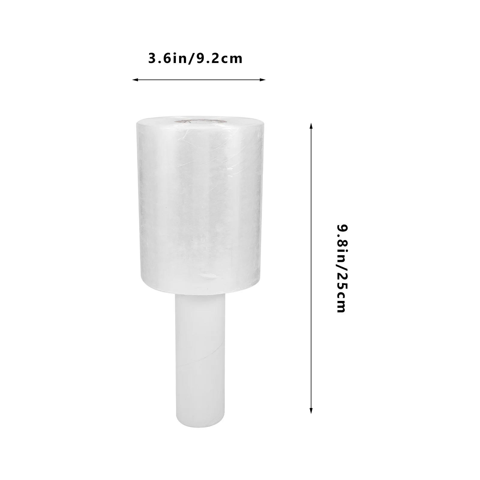 1 لفة واضحة سميكة تمتد فيلم للأمتعة كابل سلك خرطوم أنابيب الصلب يتقلص التفاف تتحرك لوازم التعبئة التفاف لفة بلاستيكية #3