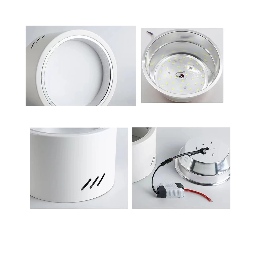 円形LEDチップ電球,光源アクセサリー,5個,2835, 36v,5w,7w,9w,10w,12w,39mm