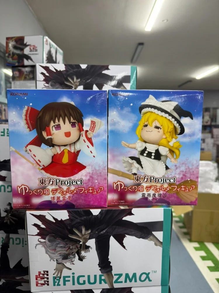 [متوفر] لعبة أنيمي أصلية مشروع توهو Hakurei Reimu Kirisame Marisa نموذج لجسم حلية لعبة فتاة لطيفة هدية الكريسماس