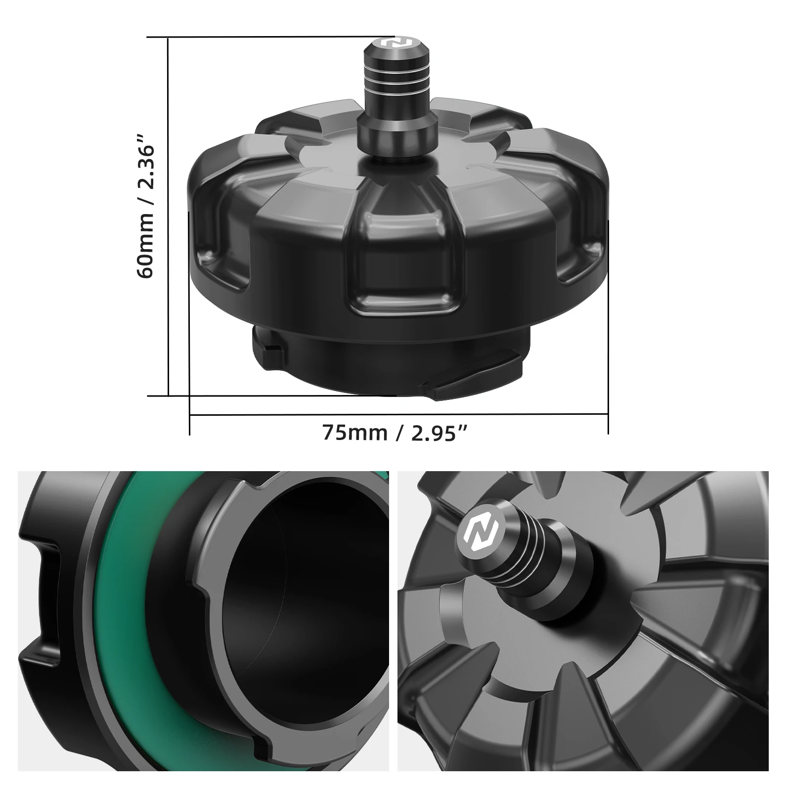 2024-2026 Für KTM EXC 300 EXCF 350 XC-F 350 Für Husqvarna TE 300 FE 450 GasGas EC 300 Tankdeckel Tankverlängerungsrohr-Kit – Detail 2