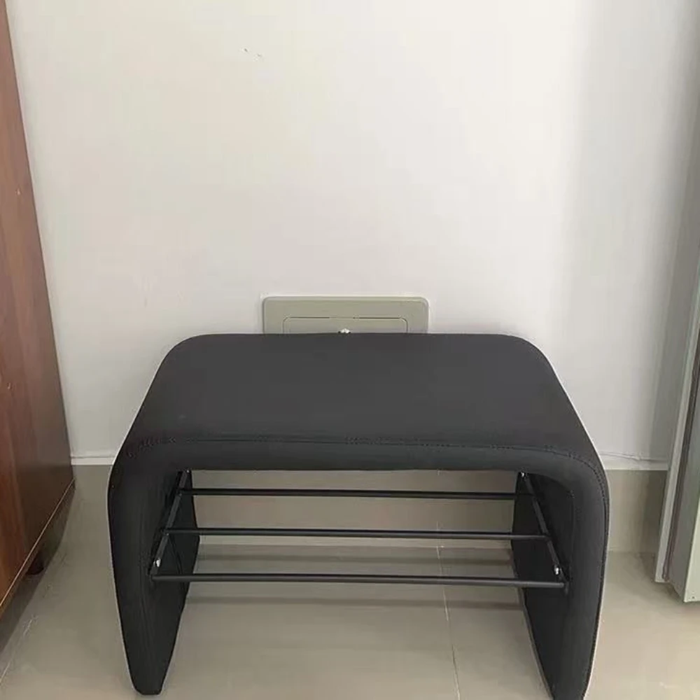 Light Luxury Entryway Shoe Bench - Dual Use as Bedroom Storage Ottoman, High-End Shoe Cabinet & Seating Stool, Furniture