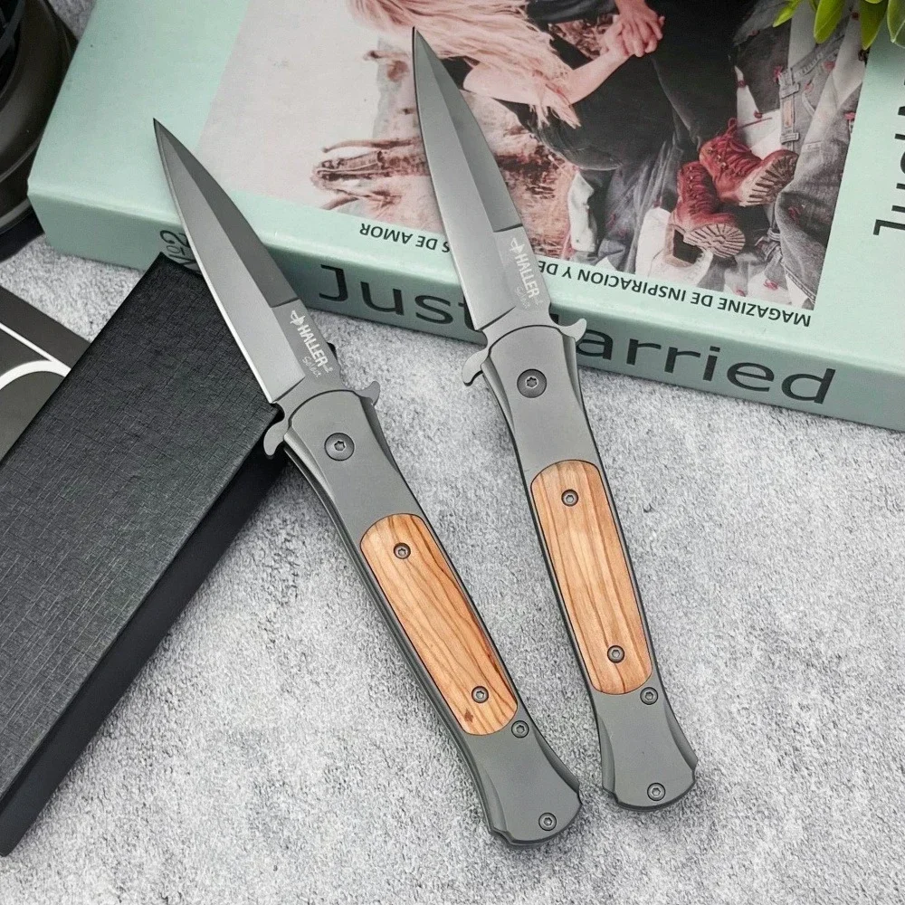 

Practical Folding Knife 440C Blade Outdoor Adventure Hunting Combat Sharp Cutting Emergency Defense EDC Multi-functional Knives