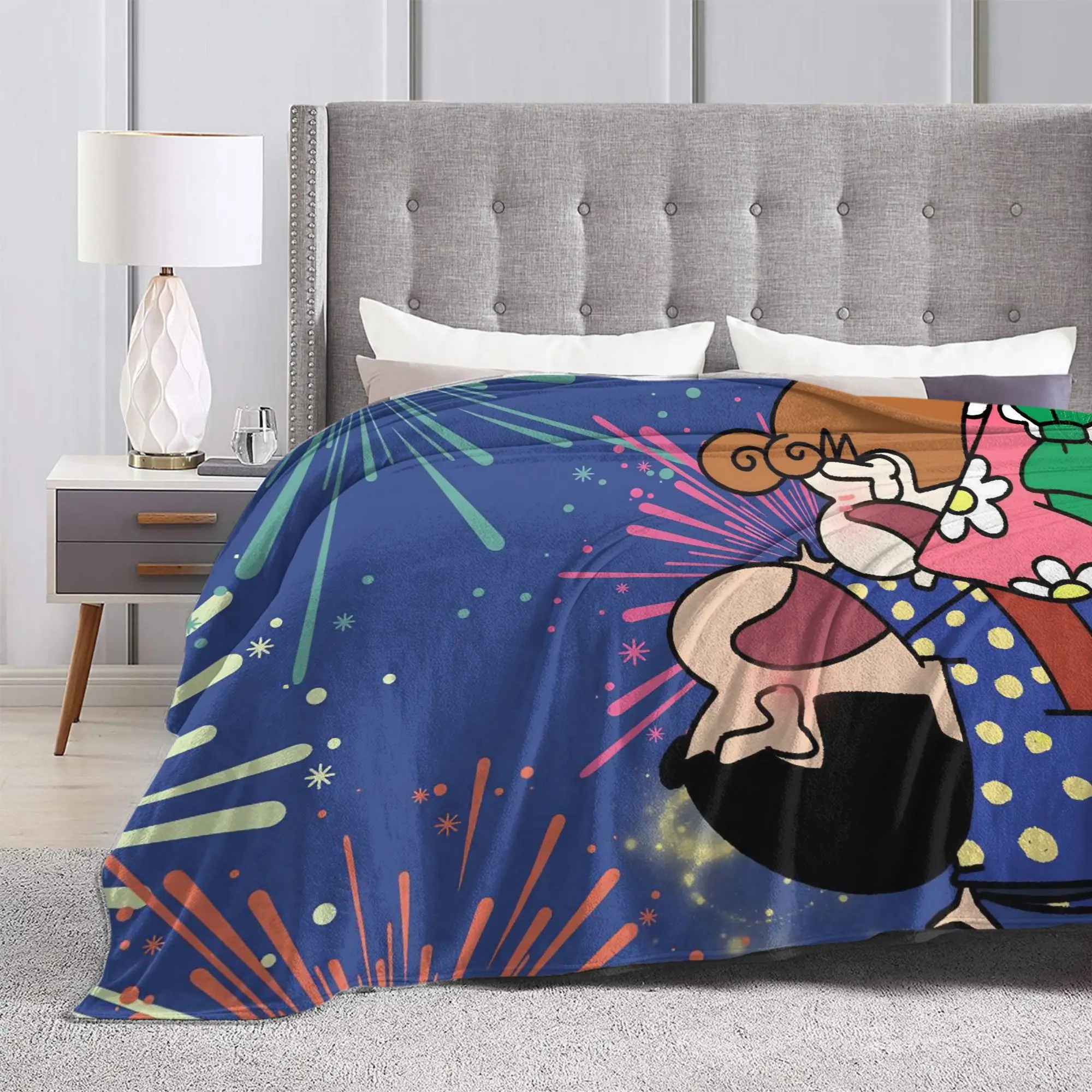 تلوين شين تشانس البطانيات الدافئة الشارع الاتجاه أفخم رمي بطانية للطفل غرفة المعيشة الفانيلا المفرش غطاء السرير #4