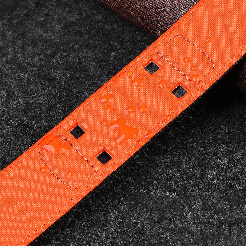 DW5600 Canvas nylon watch strap 16mm For Casio G-SHOCK AW-591 AW-590 AWG-M100/101 G-300 Orange bottom bracelet man‘s Watch Band
