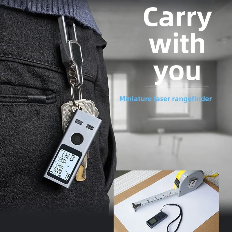 40 متر بزاوية إلكترونية، غرفة قياس محدد المدى الصغير المحمول الصغير، مسطرة إلكترونية KLM40-P