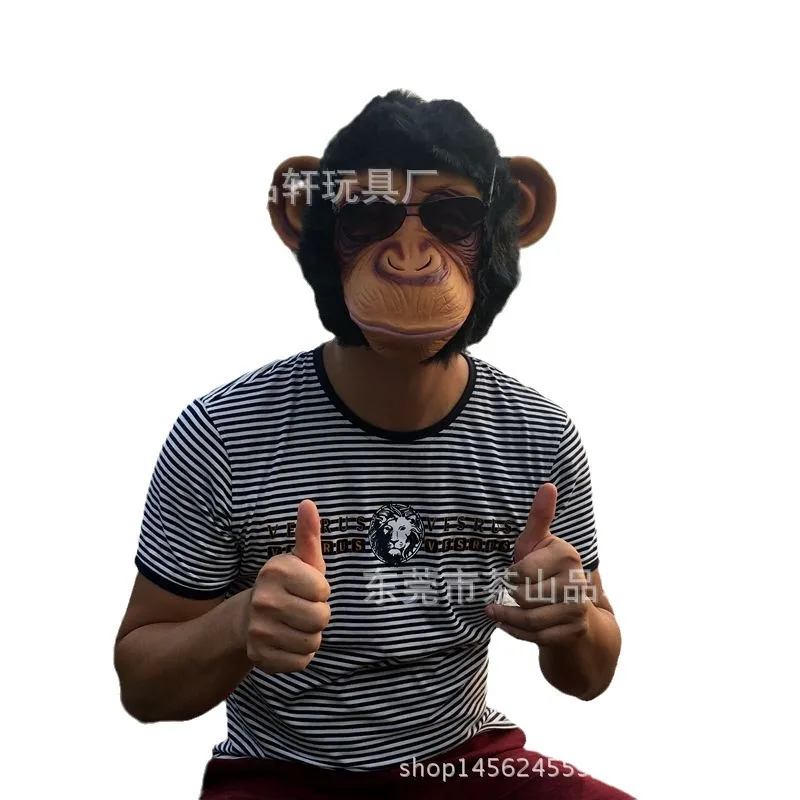 Masque à Capuche Orang-outan d'Halloween, Robe d'Animal