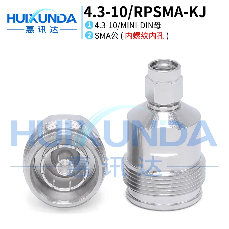 

4.3-10/RPSMA-KJ 4310 Female to RPSMA Male Reverse Pole Female Thread Hole 4310/RPSMA Connector