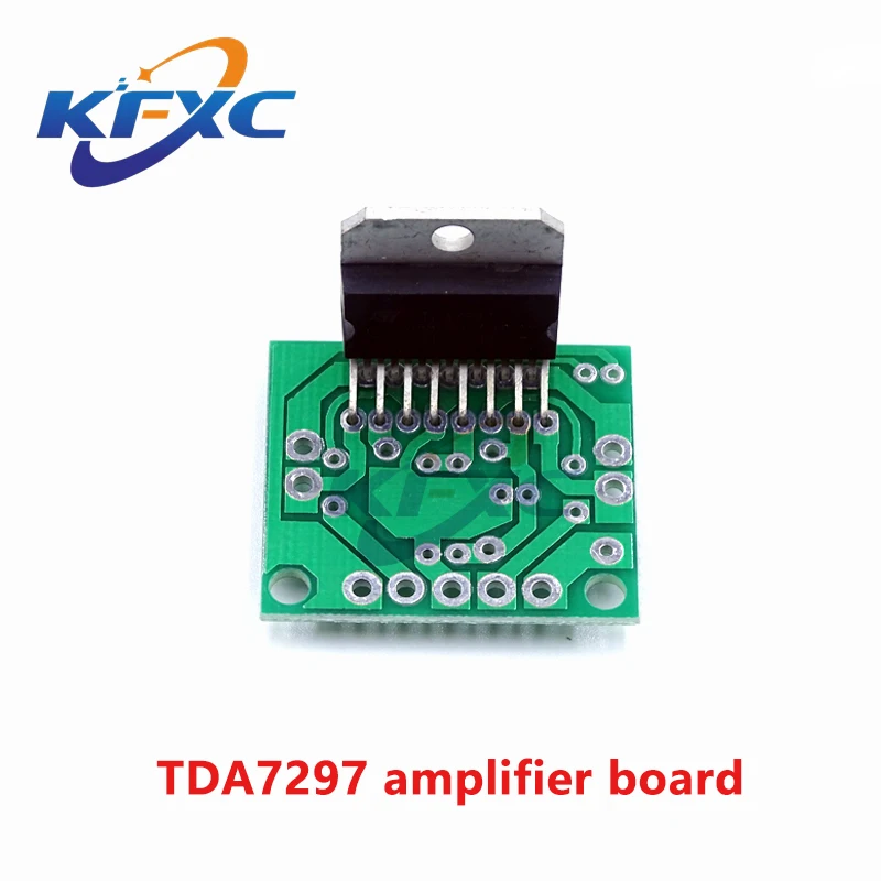 TDA7297 amplifier board spare parts dc 12v grade 2.0 dual audio encoding 15w electronic diy kit